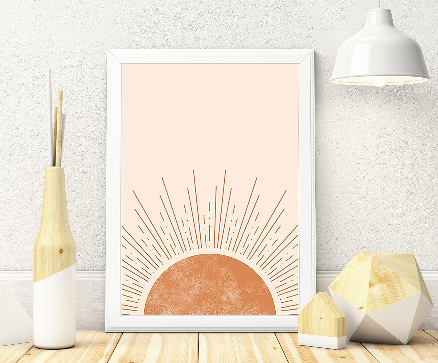 Boho Wall Art Minimalist Wall Art Prints,Prints for Wall Decor,Earth Tones Wall Art Prints, Abstract Wall Art Gallery Wall Art Earthy Wall Art Prints Set of 6 Prints Unframed (8Inchx10Inch)