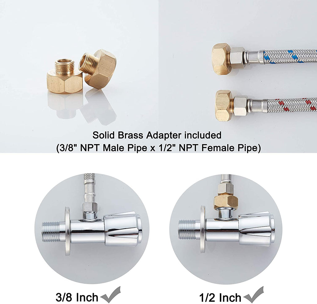 Waterfall Bathroom Sink Faucet Unique Brass Modern Circle Glass Waterfall Faucet for Basin Vanity Single Hole Pedestal Sink Faucets One Handle Corner Sink Bathroom Faucet, Polished Chrome