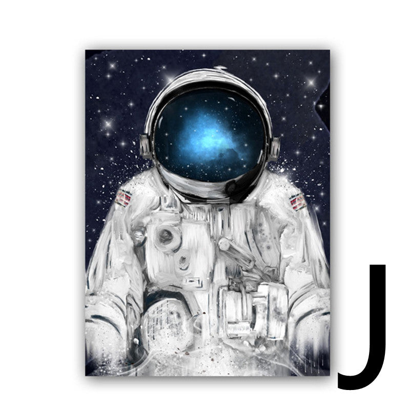 Astronaut Space Dream Stars Oil Painting Canvas Painting