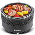 Portable Lightweight Charcoal Grill with FREE Dome Lid & Carry Bag