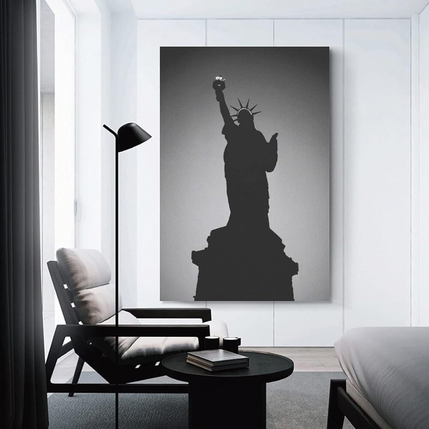 Posters & Prints NYC Black and White Wall Art Inspirational Wall Art Poster and Wall Art for Living Room Modern Family Large Wall Art Posters 12X18Inch(30X45Cm)