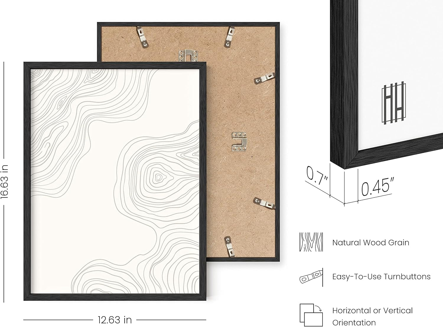 Abstract Wall Art - Mid Century Modern Prints, Neutral Decor, Beige Wood Lines, UNFRAMED 12X16