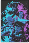 Yu Yu Hakusho Poster Canvas Wall Art Painting Posters Decoration Room Decor Unframe 12X18Inch(30X45Cm)