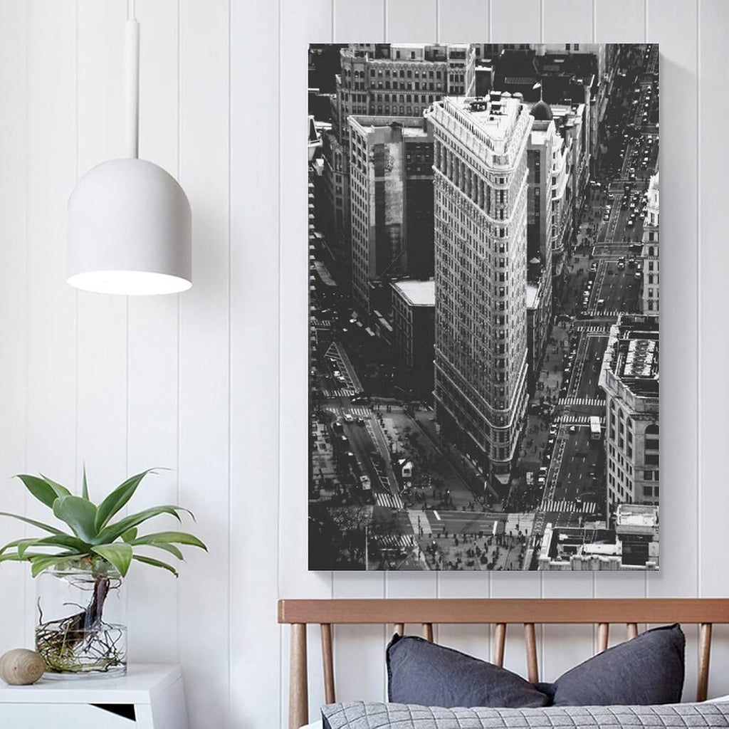 NYC Black and White Wall Art Posters & Prints Inspirational Wall Art Poster and Wall Art for Living Room Modern Family Large Wall Art Posters 12X18Inch(30X45Cm)