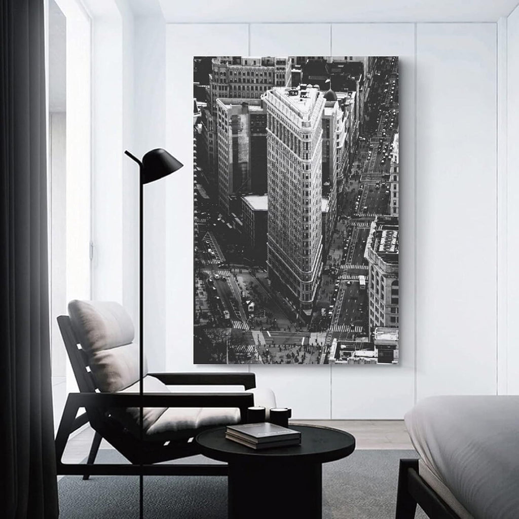 NYC Black and White Wall Art Posters & Prints Inspirational Wall Art Poster and Wall Art for Living Room Modern Family Large Wall Art Posters 12X18Inch(30X45Cm)